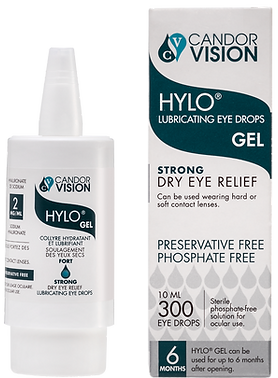 HYLO GEL® by CandorVision™ – Intensive Dry Eye & Lubrication Support | 5 mL or 10 mL