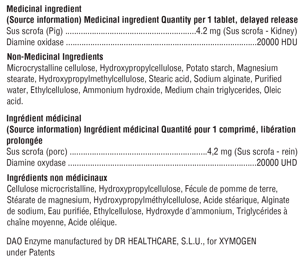 HistoDAO™ | Xymogen® | 60 Tablets