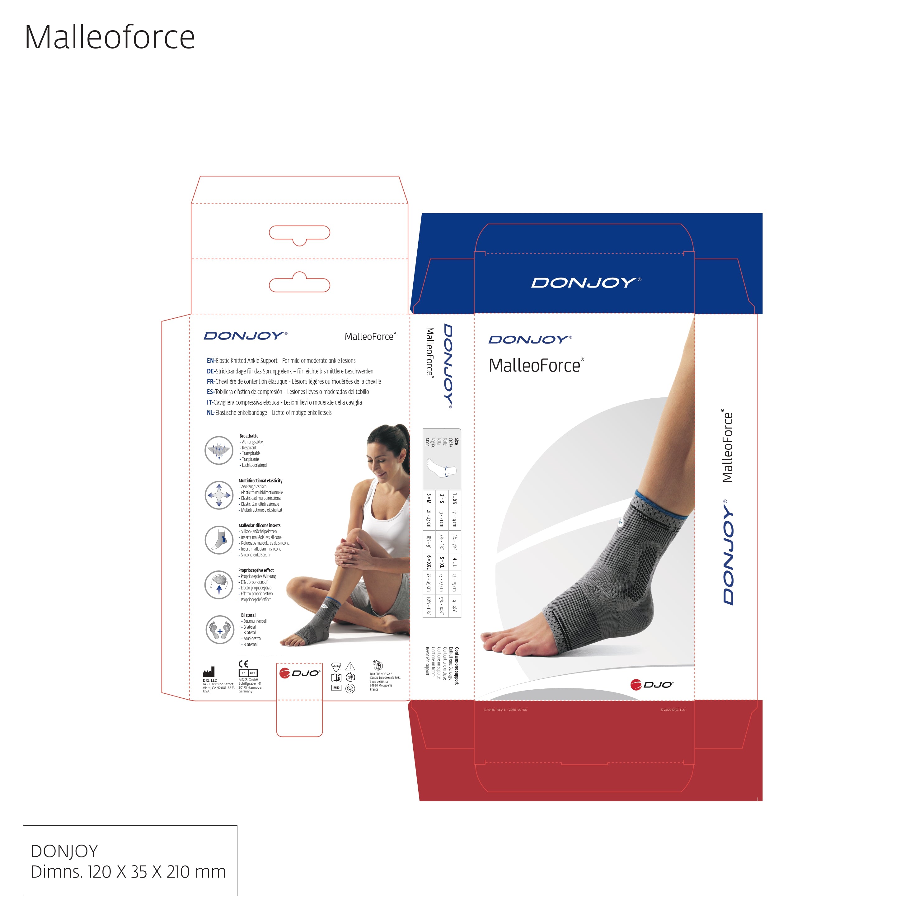 MalleoForce™ Ankle | DonJoy | Various Size