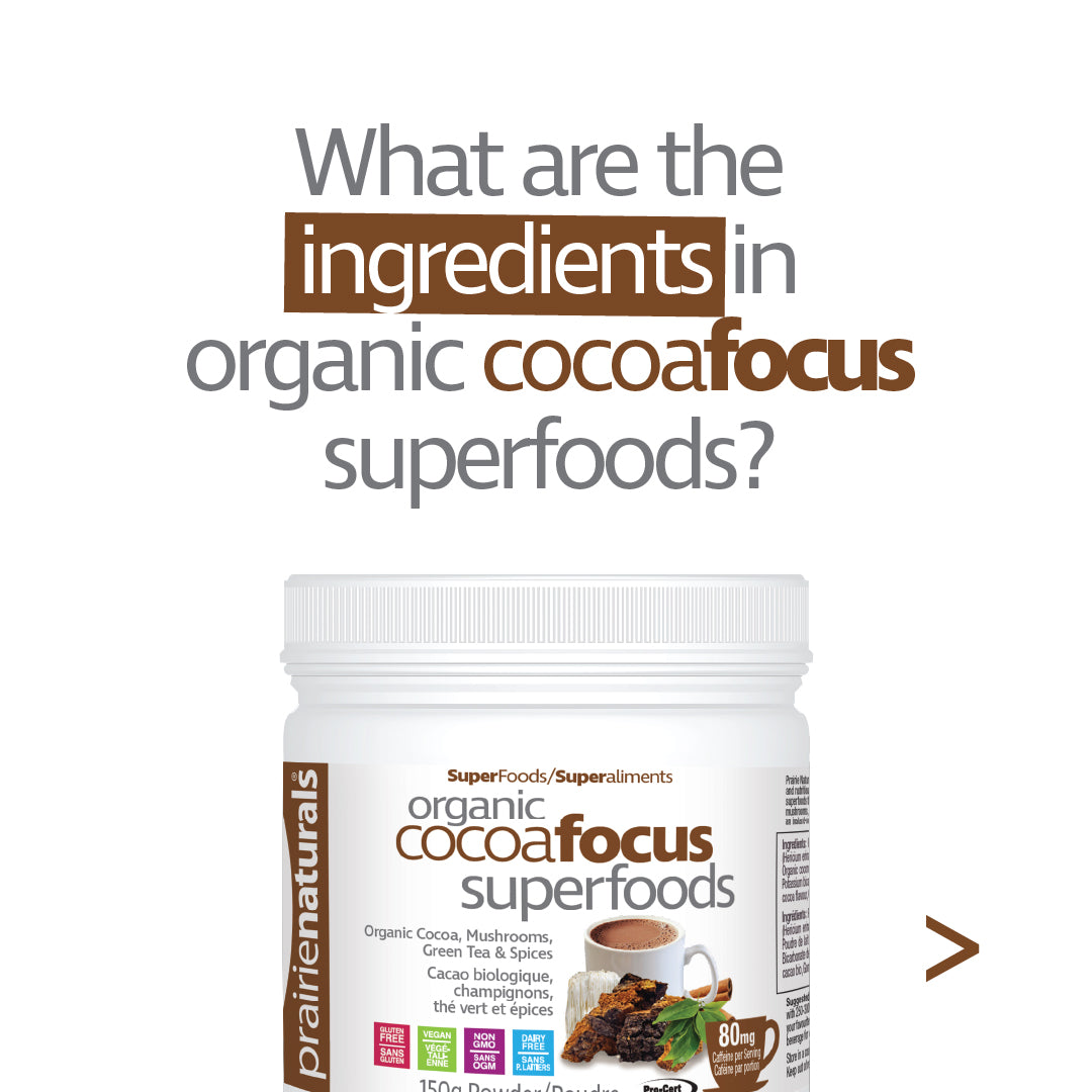 Organic CocoaFocus Superfoods | Prairie Naturals® | 150 gr