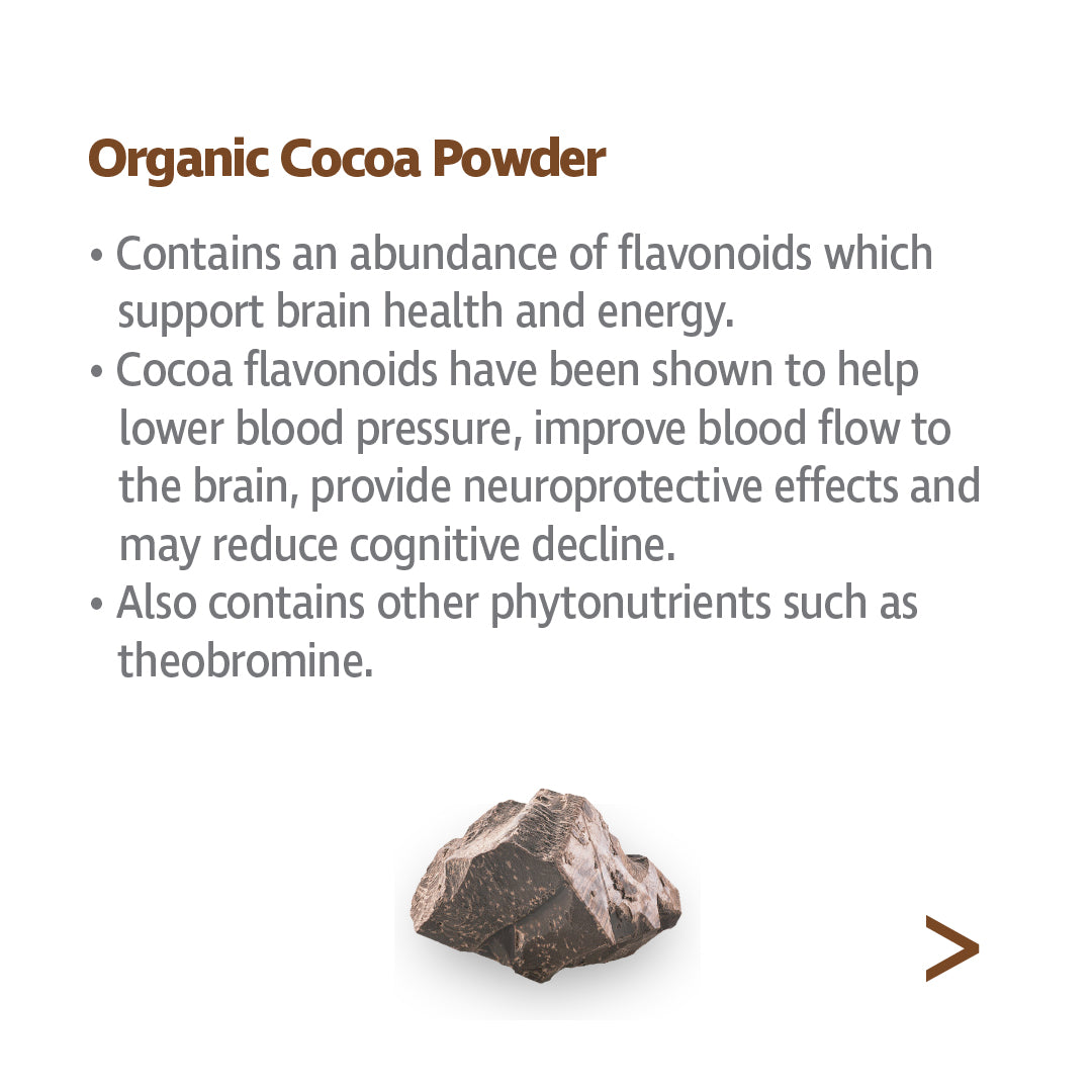 Organic CocoaFocus Superfoods | Prairie Naturals® | 150 gr