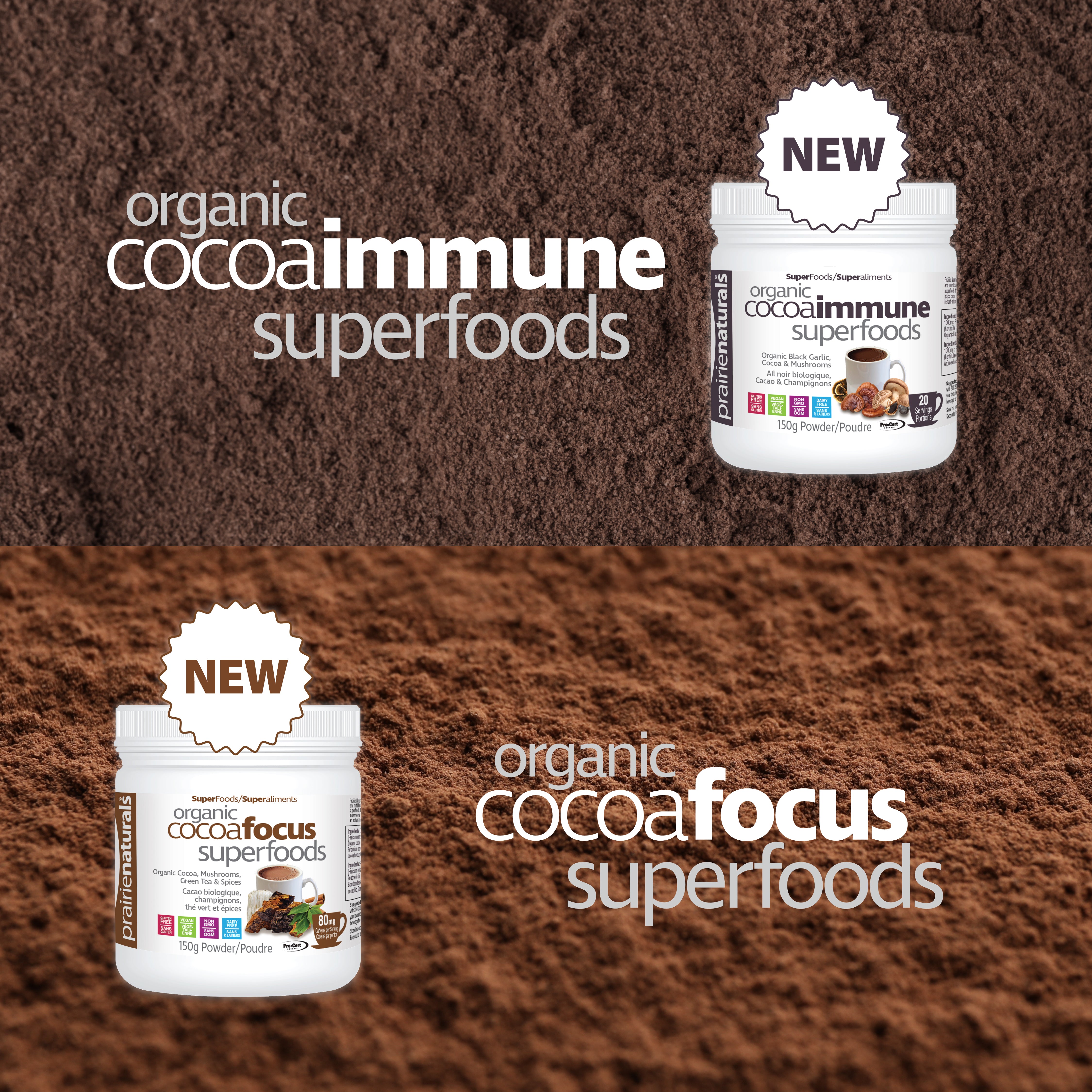Organic CocoaFocus Superfoods | Prairie Naturals® | 150 gr