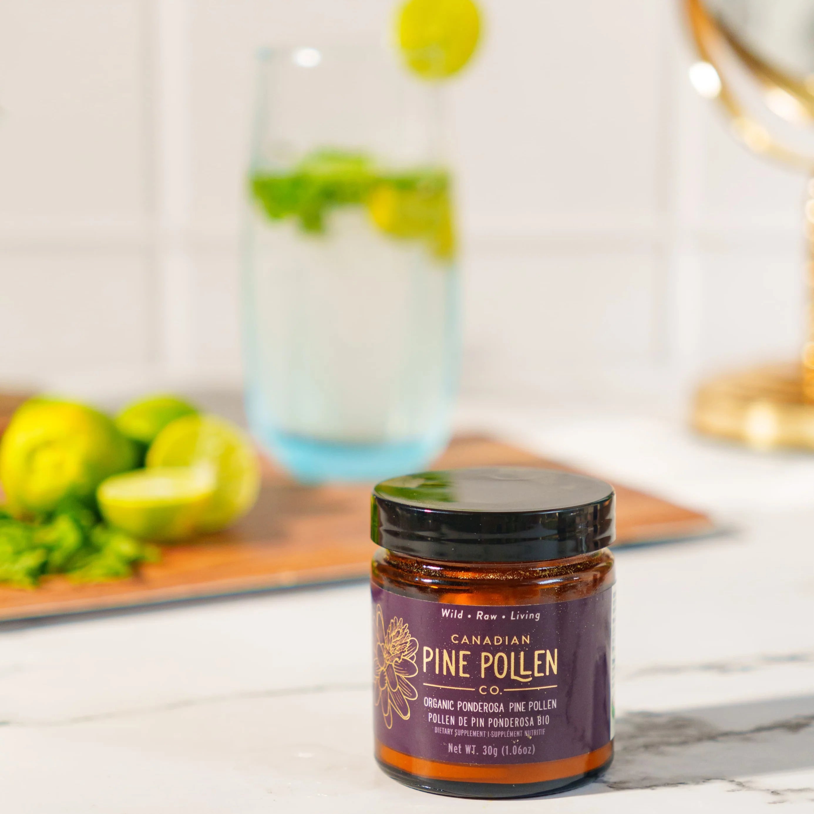 Wild Ponderosa Pine Pollen Powder | Canadian Pine Pollen | 30g (1 oz) OR 70g (2.9 oz)