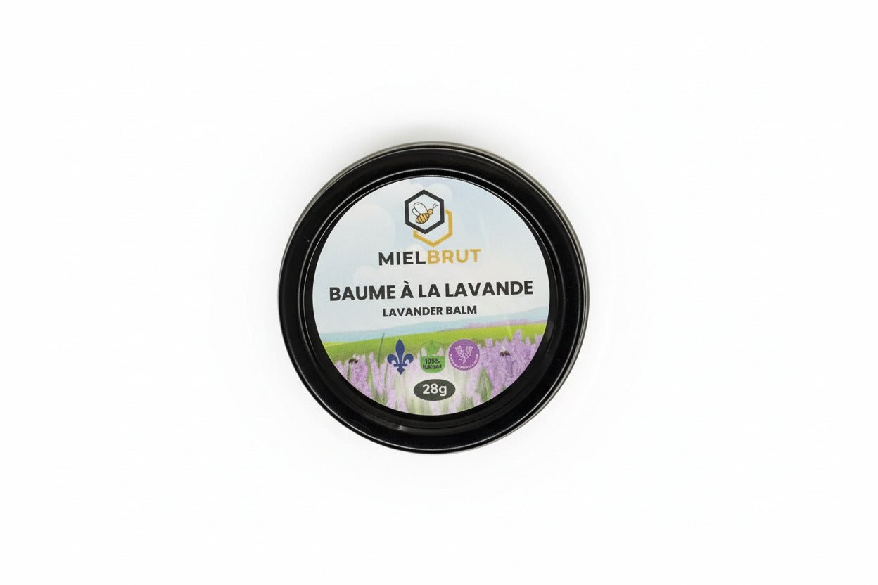 Beeswax balm lavender scented - lip balm and hand salve skin moisturizer and hydrating