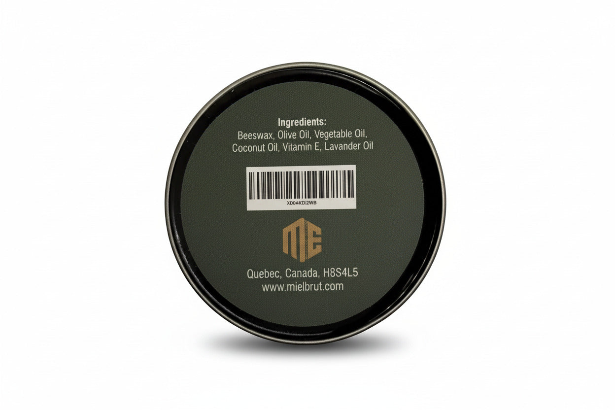 Beeswax balm lavender scented - lip balm and hand salve skin moisturizer and hydrating