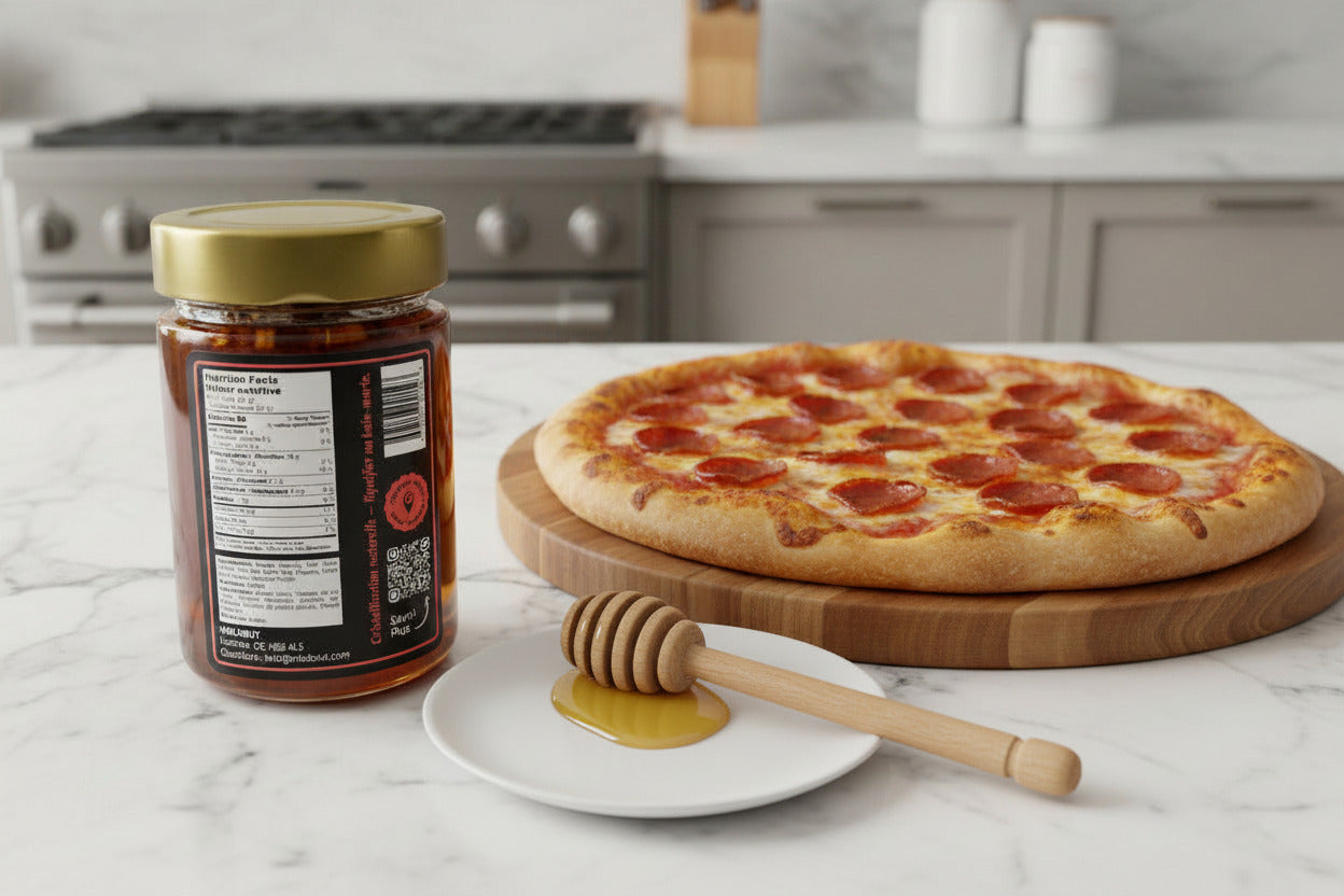 Mielbrut Hot Honey — Raw Quebec Honey with Chili Pepper Heat