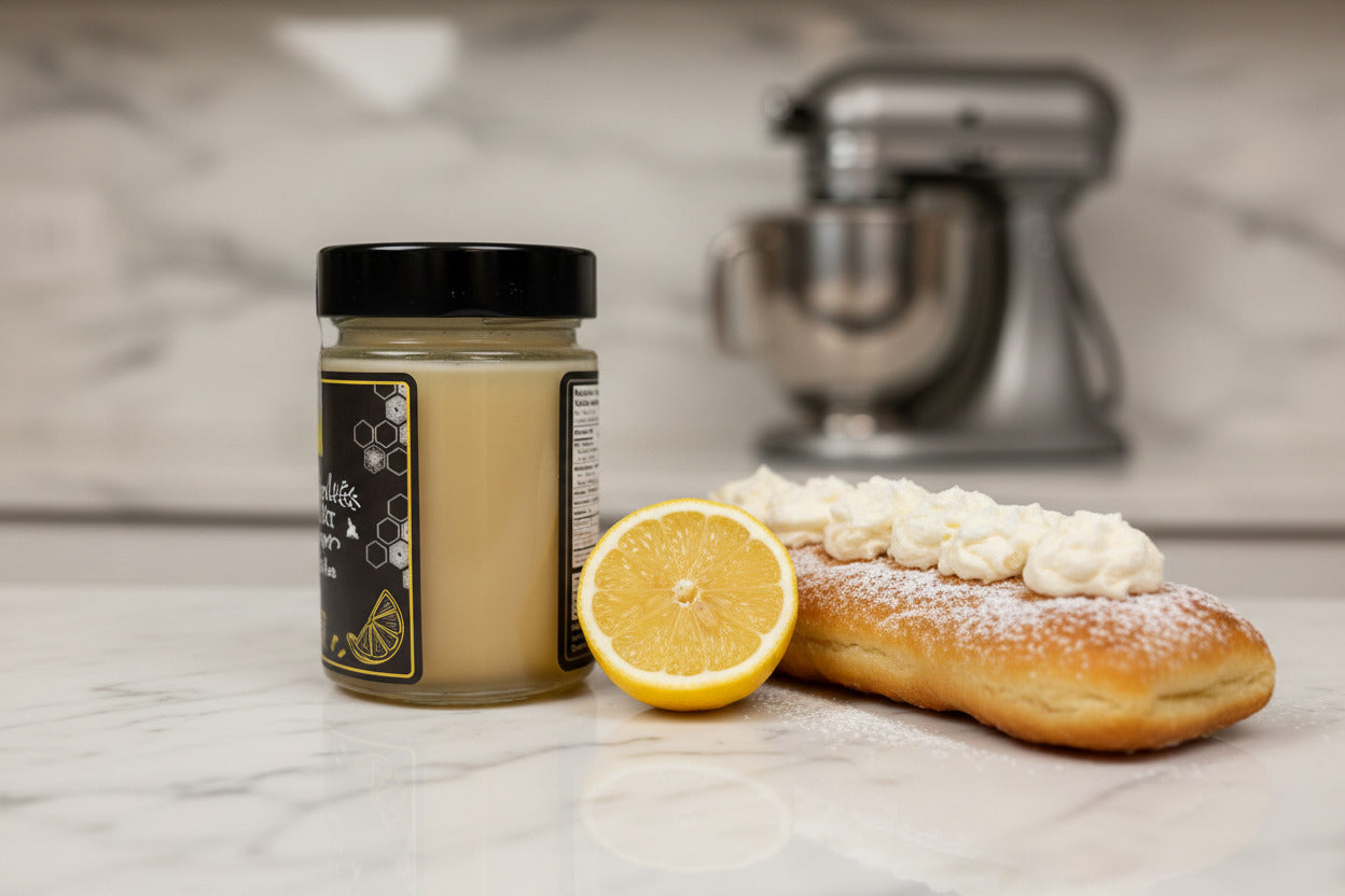 Mielbrut Whipped Lemon Honey — Creamy Raw Honey with Natural Lemon | Quebec