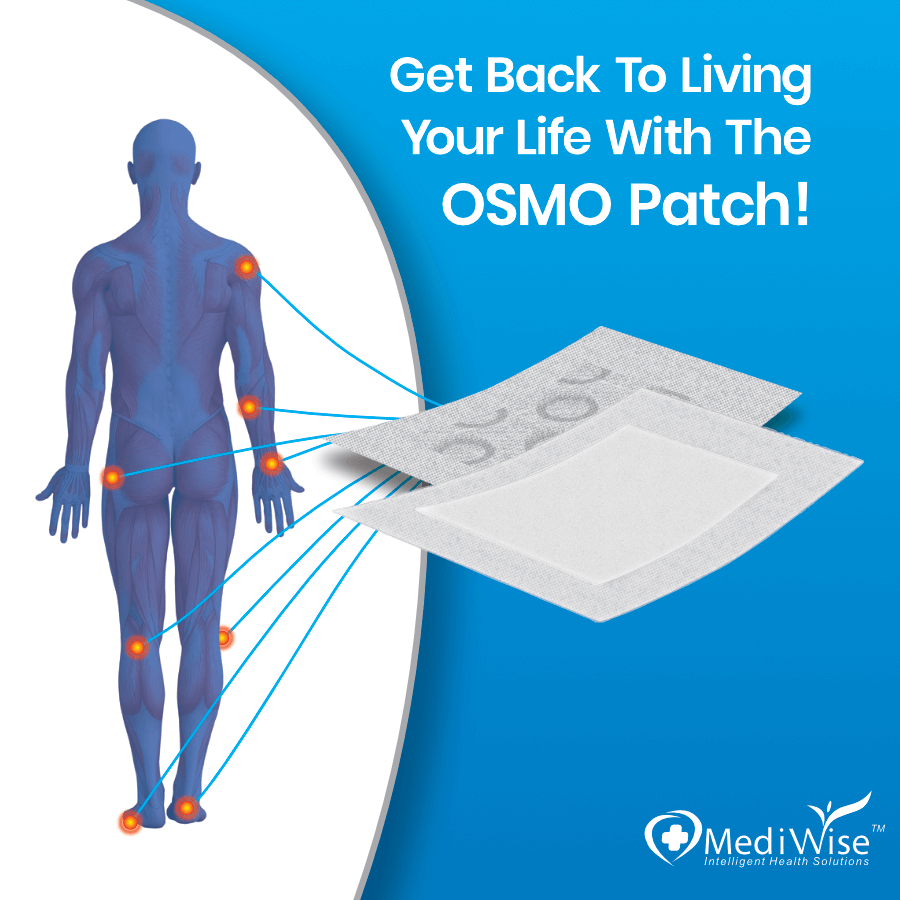 Osmo™ Patch by MediWise™ – Natural Pain & Inflammation Relief Pads | 10 Patches
