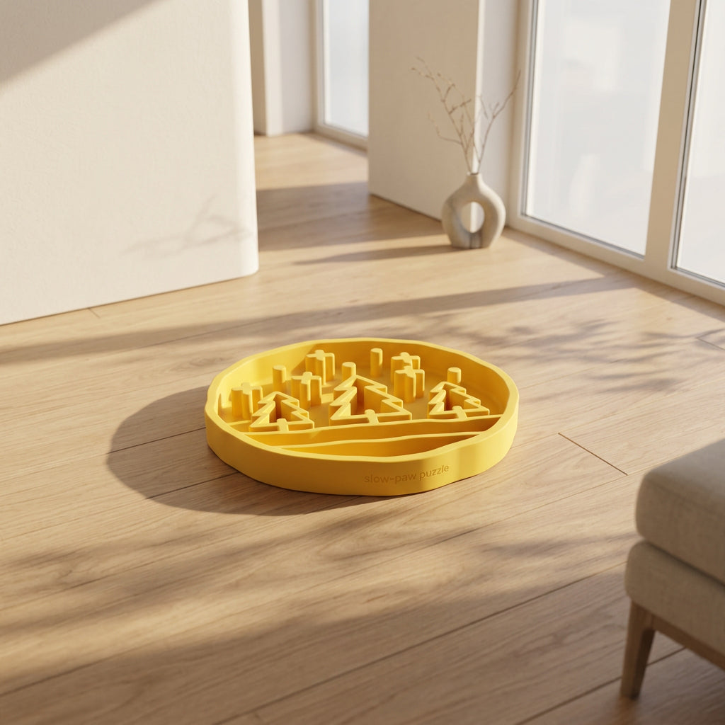 Slow Feeder Bowl for Dogs & Cats | Cedar Night Design