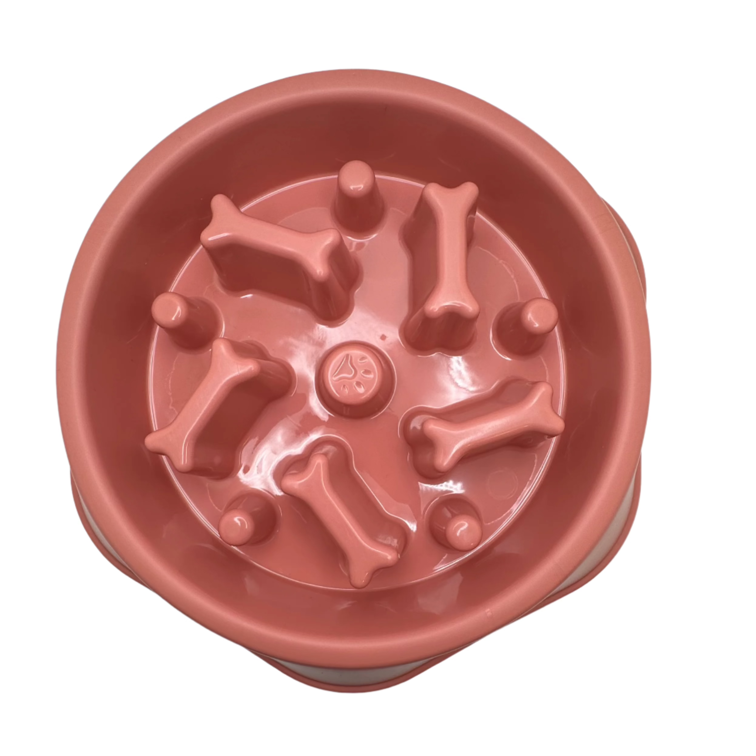 Slow Feeder Dog Bowl – Bone-Shaped for Healthy Eating