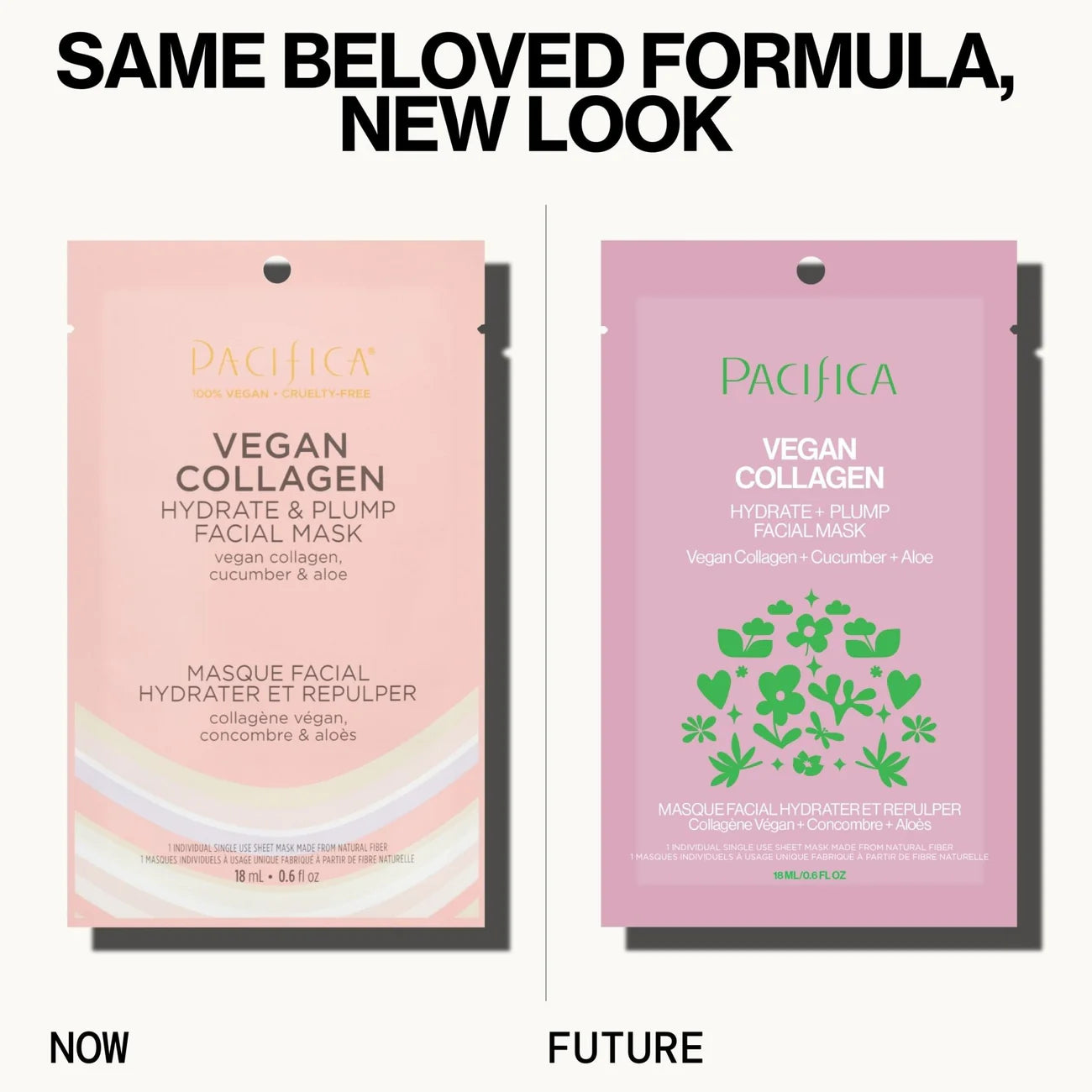 Vegan Collagen Hydrate & Plump Face Mask | Pacifica | 18 mL (0.6fl. oz)