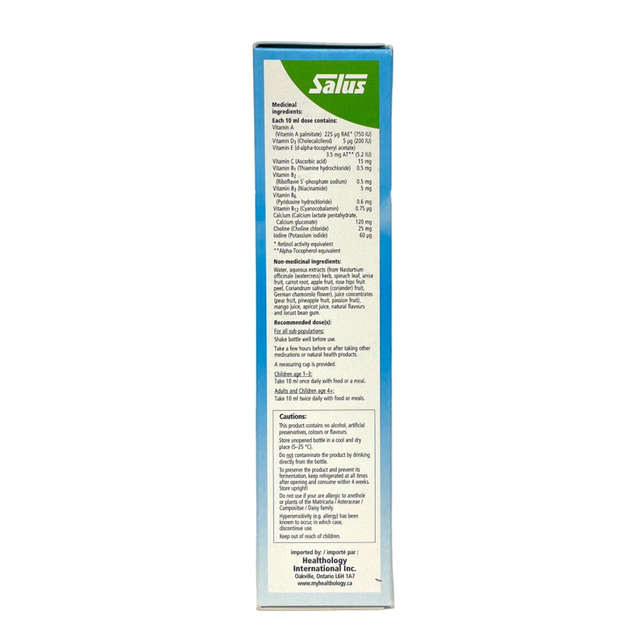 Kindervital Multivitamin | Salus | 250 mL or 500 mL