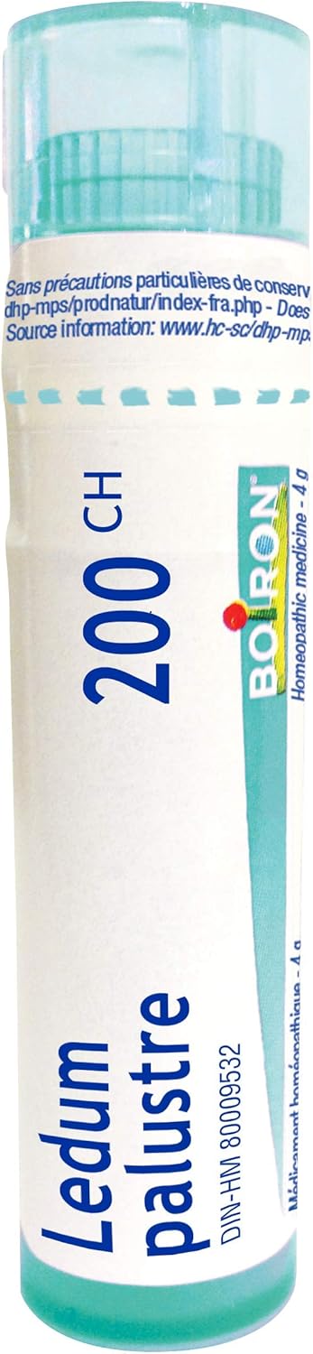 Ledum palustre 30ch,200ch | Boiron® |Each tube contains 4 g (approximately 80 pellets)