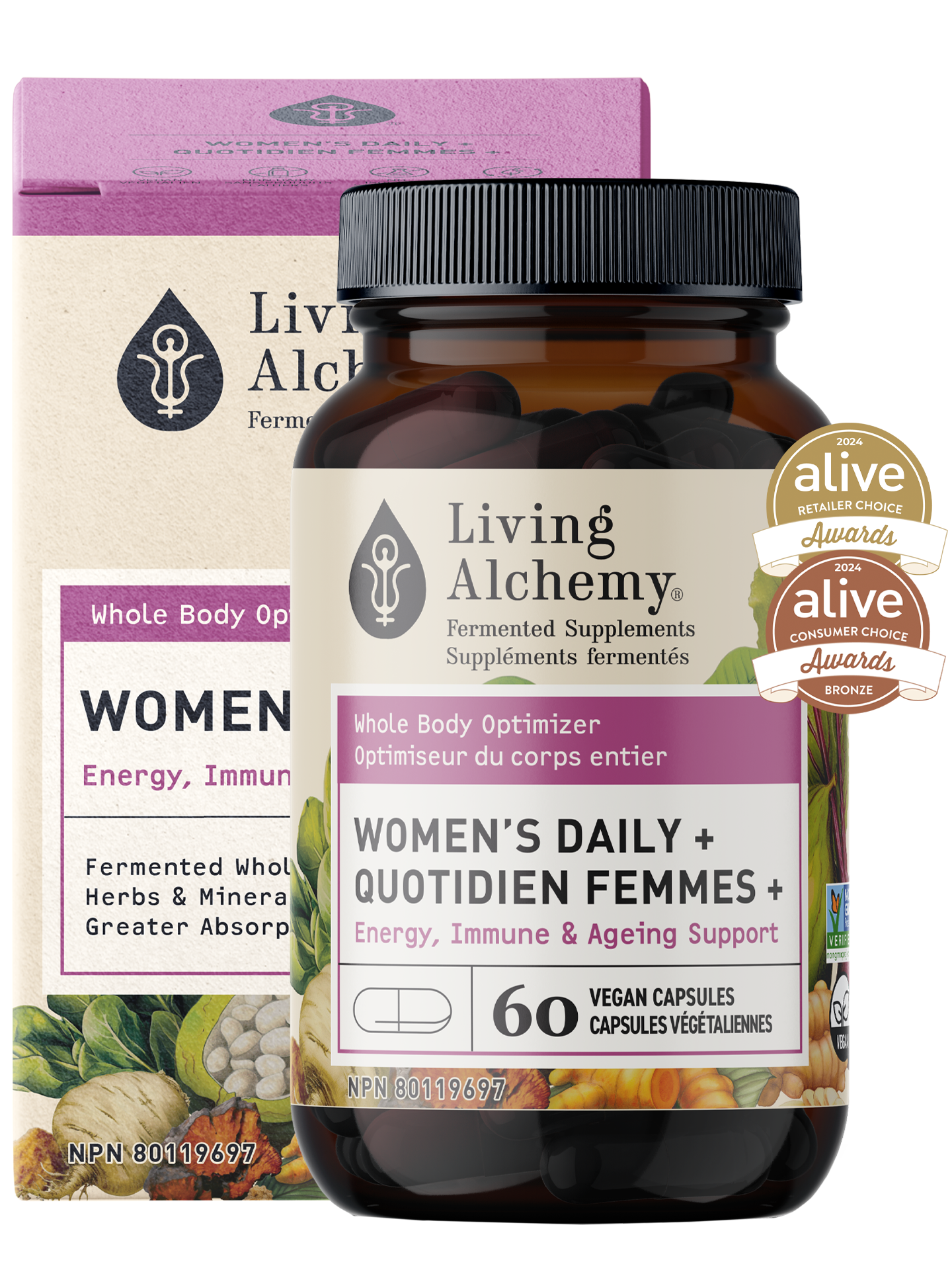 Women’s DAILY + | Living Alchemy | 60 Vegan Capsules