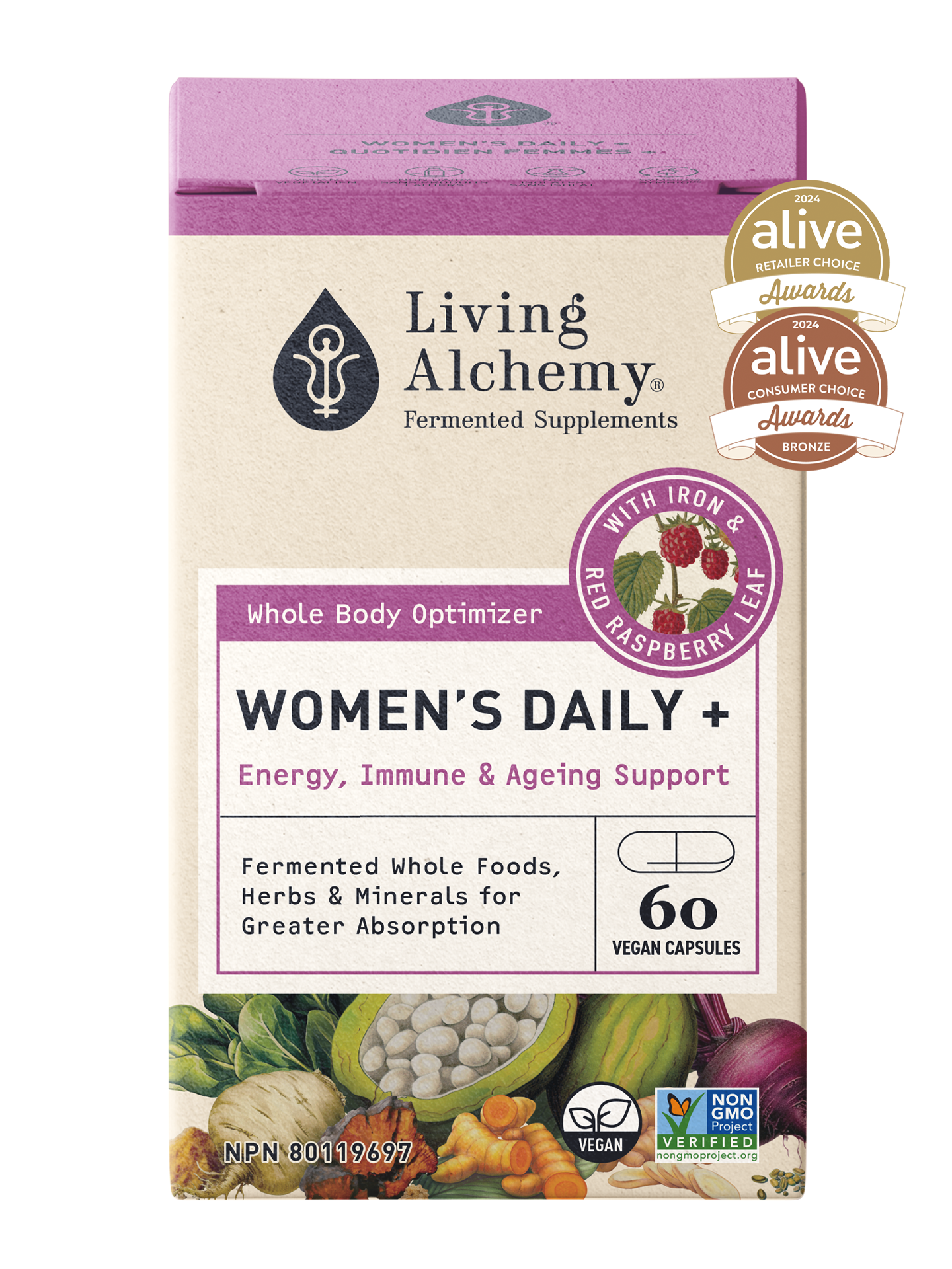 Women’s DAILY + | Living Alchemy | 60 Vegan Capsules