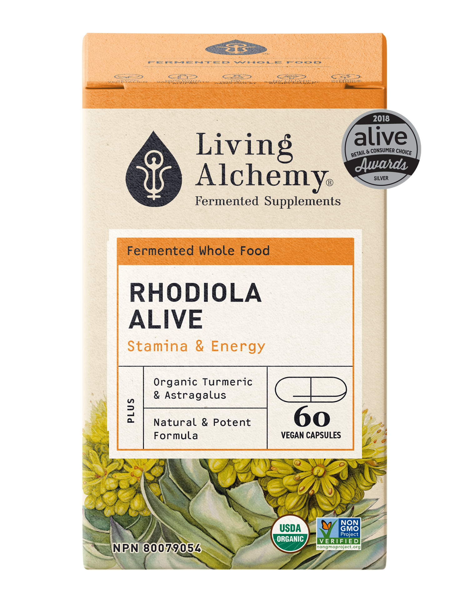 Rhodiola Alive | Living Alchemy | 60 Vegan Capsules