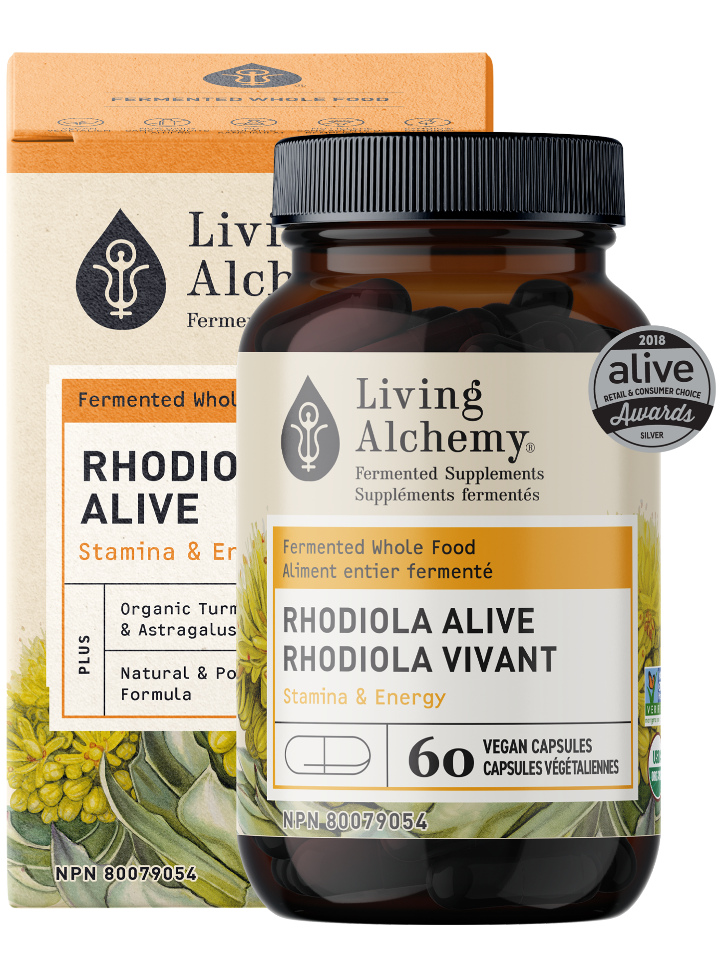 Rhodiola Alive | Living Alchemy | 60 Vegan Capsules