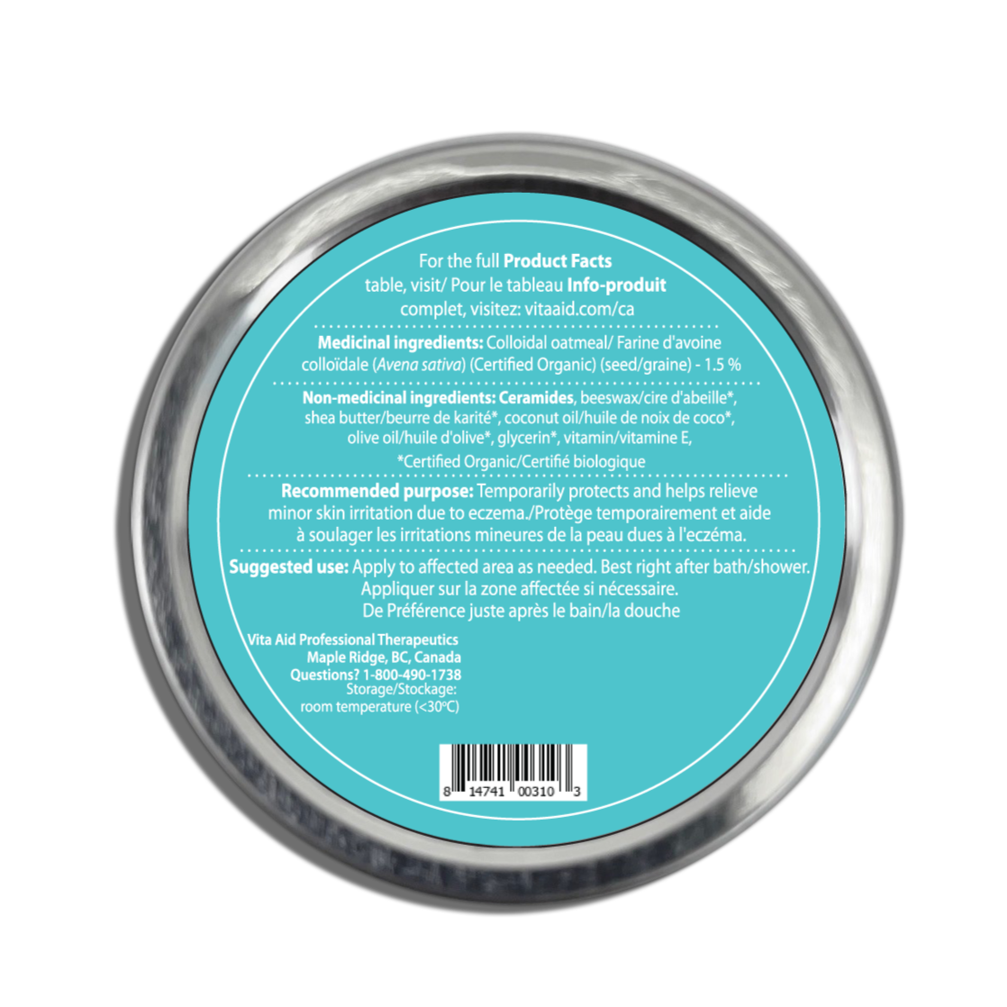 Eczema Salve by Vita Aid® – Soothing Skin Support | 45 mL (1.6 oz )