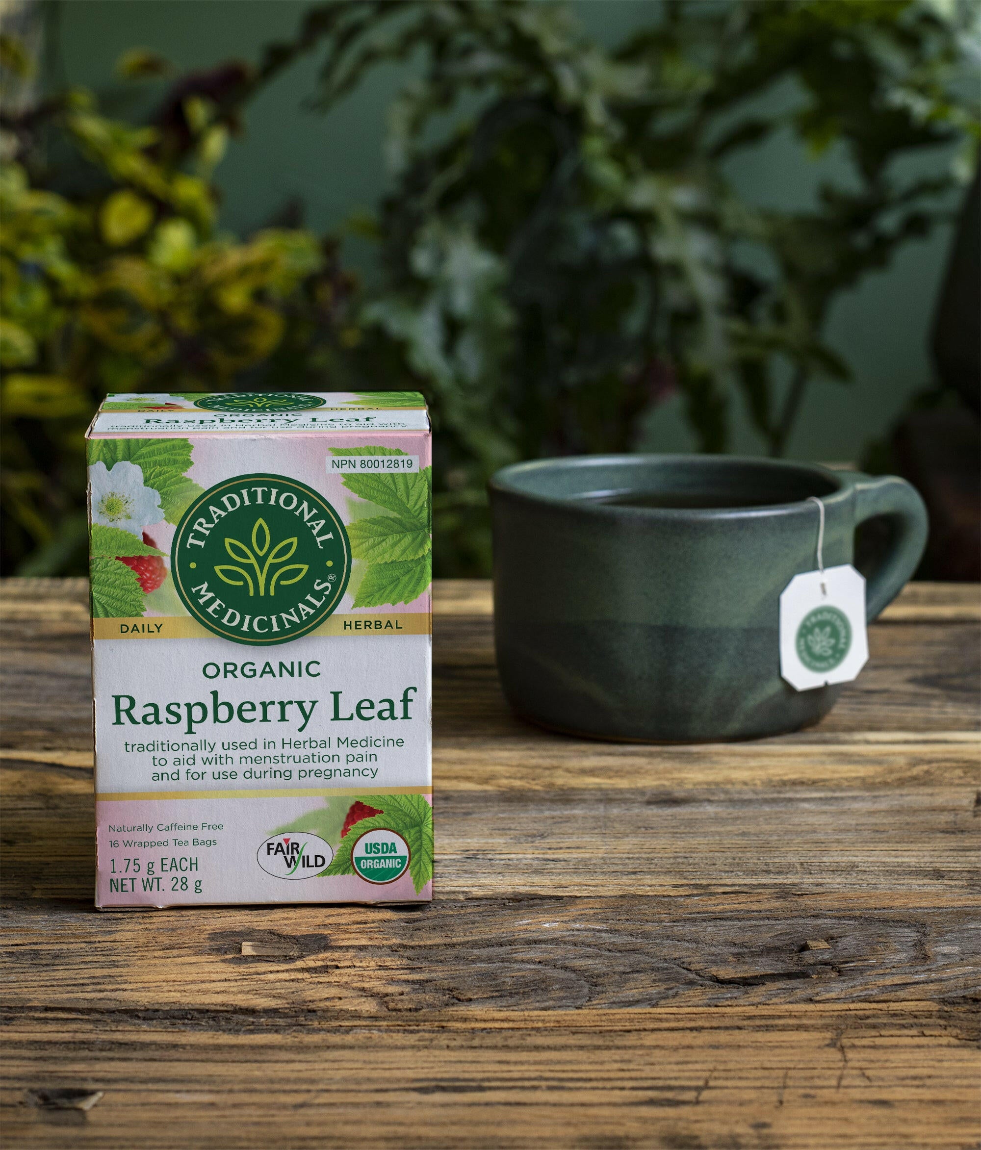 Organic Raspberry Leaf Tea | Traditional Medicinals® | 16 Tea Bags