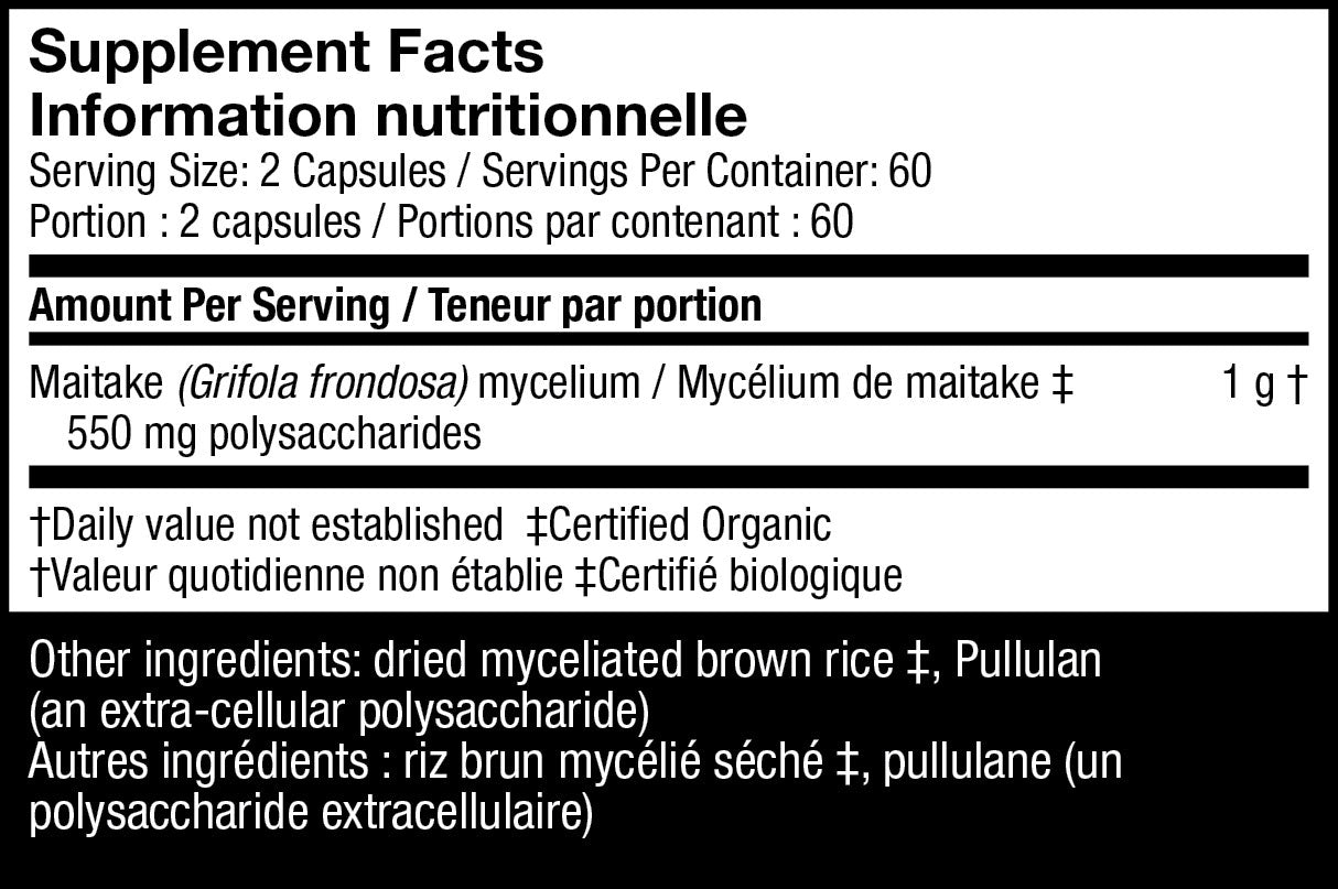 Maitake Capsules | Host Defense® Mushrooms™ | 60 or 120 Capsules