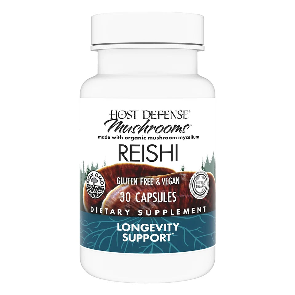 Reishi Capsules | Host Defense® Mushrooms™ | Various Sizes