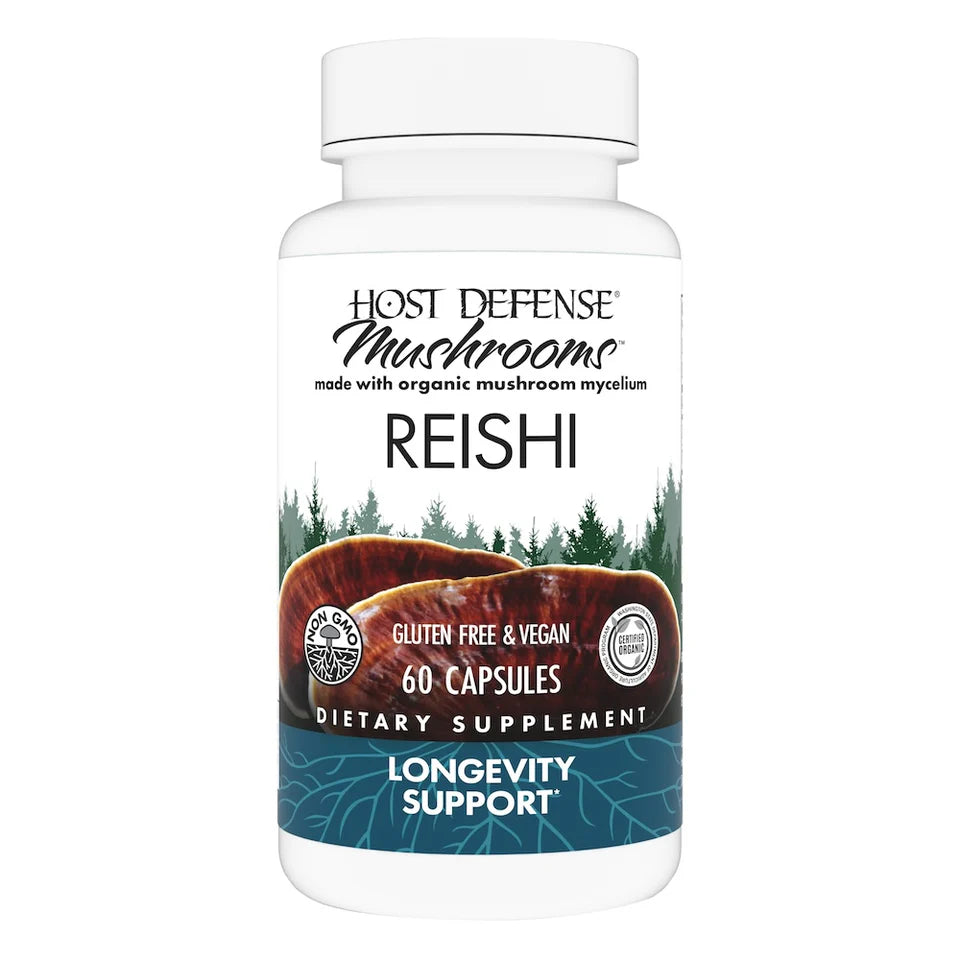 Reishi Capsules | Host Defense® Mushrooms™ | Various Sizes