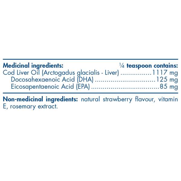 Children’s DHA Liquid Strawberry by Nordic Naturals® – Omega-3 DHA for Brain & Development | 119 mL or 217 mL