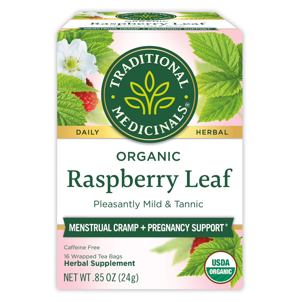 Organic Raspberry Leaf Tea | Traditional Medicinals® | 16 Tea Bags