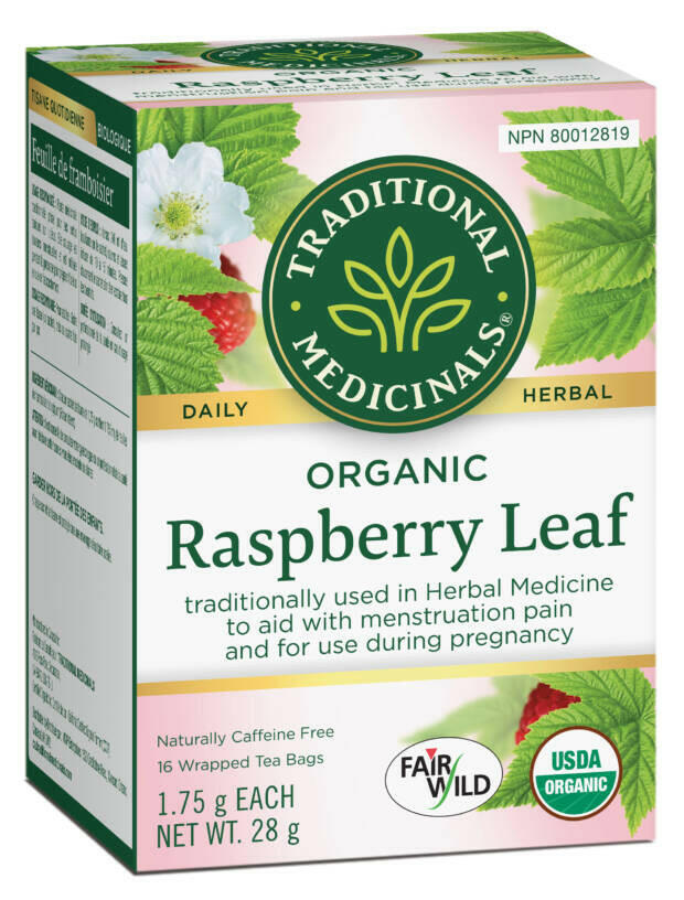 Organic Raspberry Leaf Tea Traditional Medicinals® 16 Tea Bags 8156