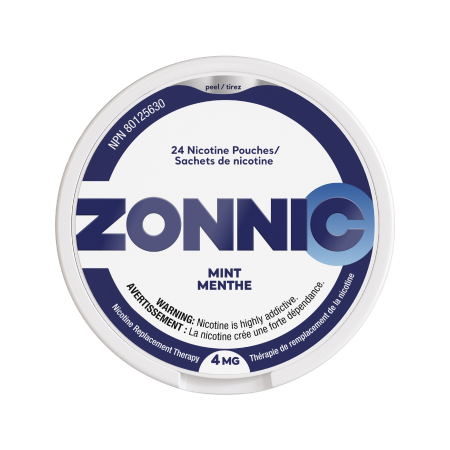 Nicotine Pouches Mint | ZONNIC | 24 Tobacco-Free Pouches
