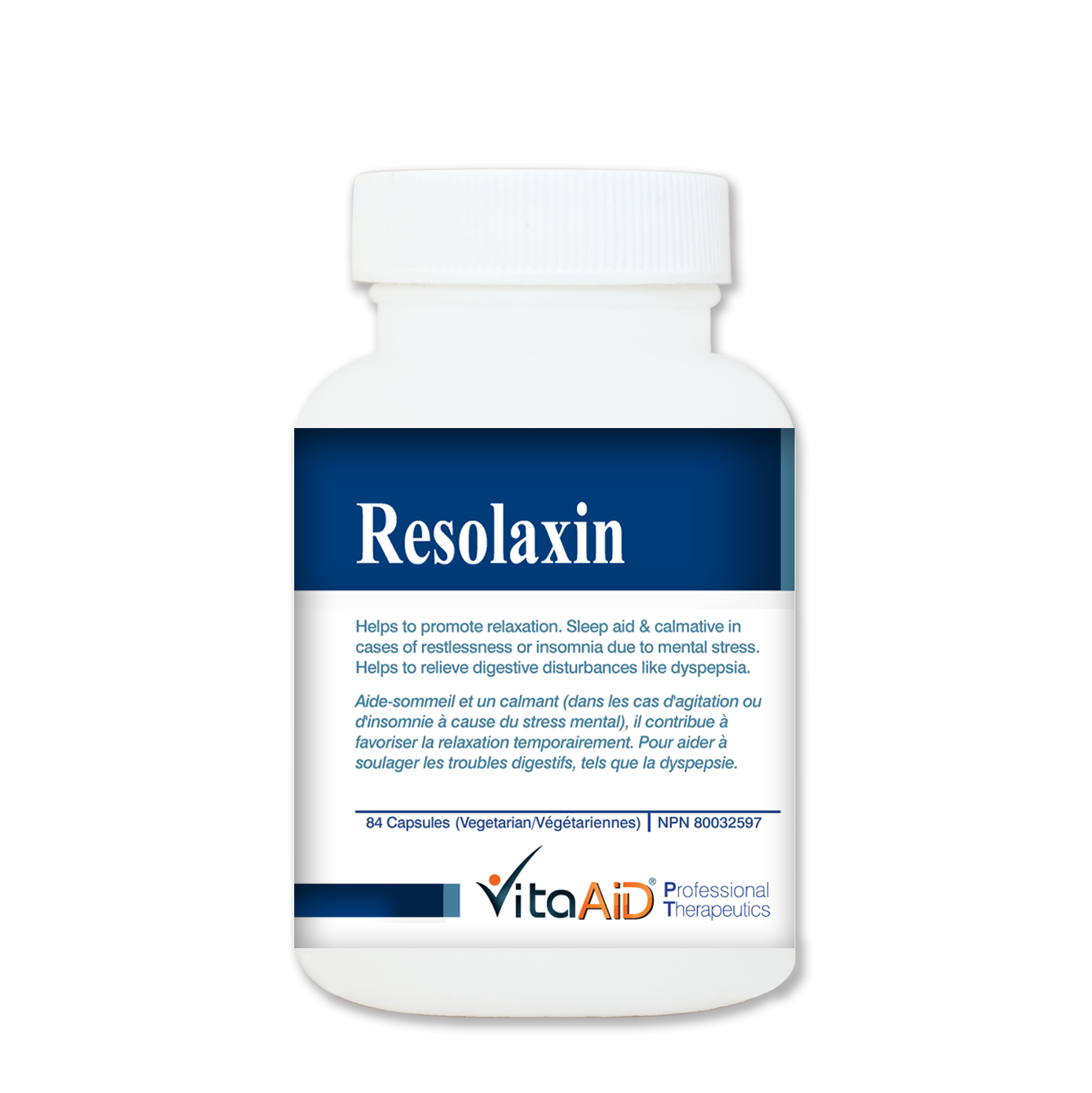 Resolaxin by Vita Aid® – Muscle Relaxation & Stress Support | 84 Capsules