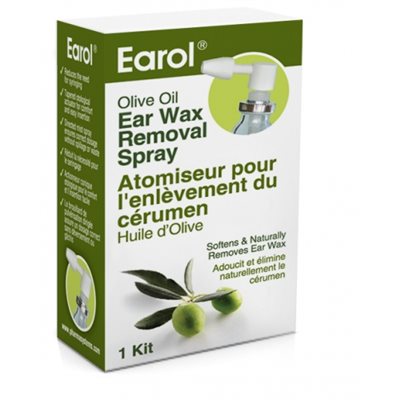 Olive Oil Ear Wax Removal Spray by Earol® – Natural Earwax Softening & Removal | 10 mL