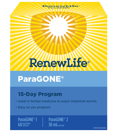 ParaGONE® | Renew Life® | 60 Vegeterian Capsules