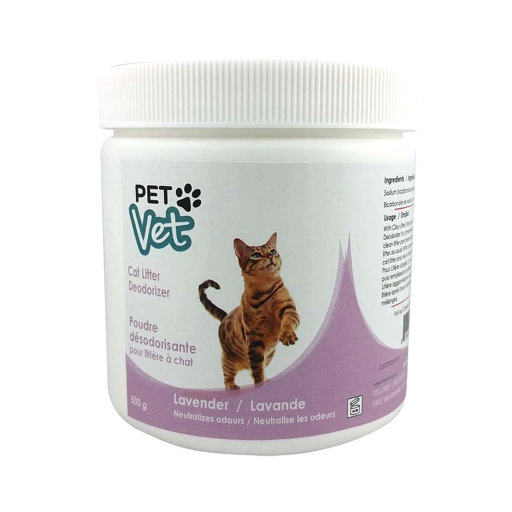 Cat Litter Deodorizer in Lavender | PetVet | 500 gr or 1 kg