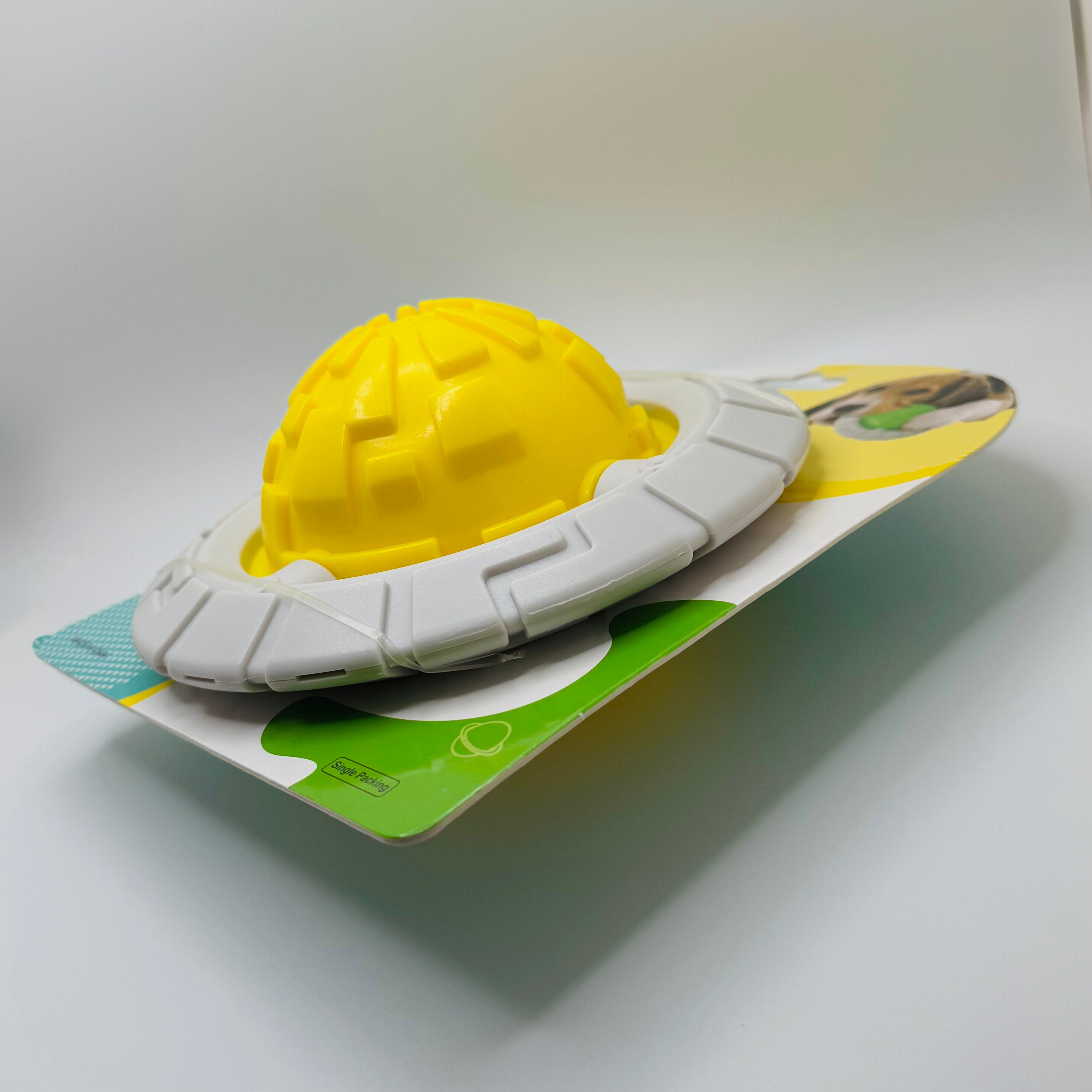 UFO Dog Chew Toy – Squeaky Durable Frisbee & Dental Play