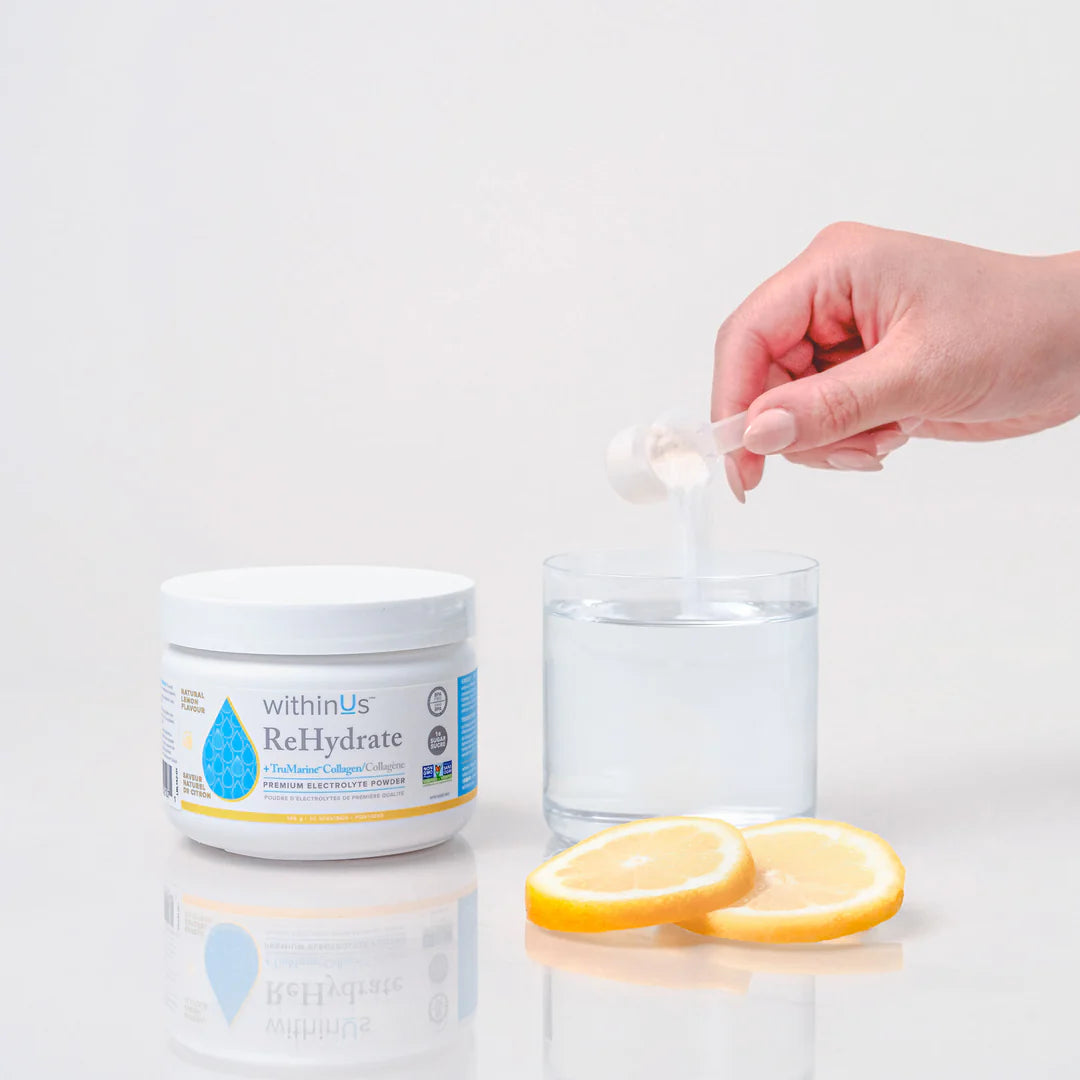 ReHydrate + TruMarine® Collagen Jar | withinUs™ | Different Flavor and Size