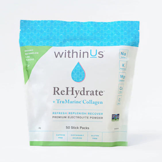 ReHydrate + TruMarine® Collagen Jar | withinUs™ | Different Flavor and Size