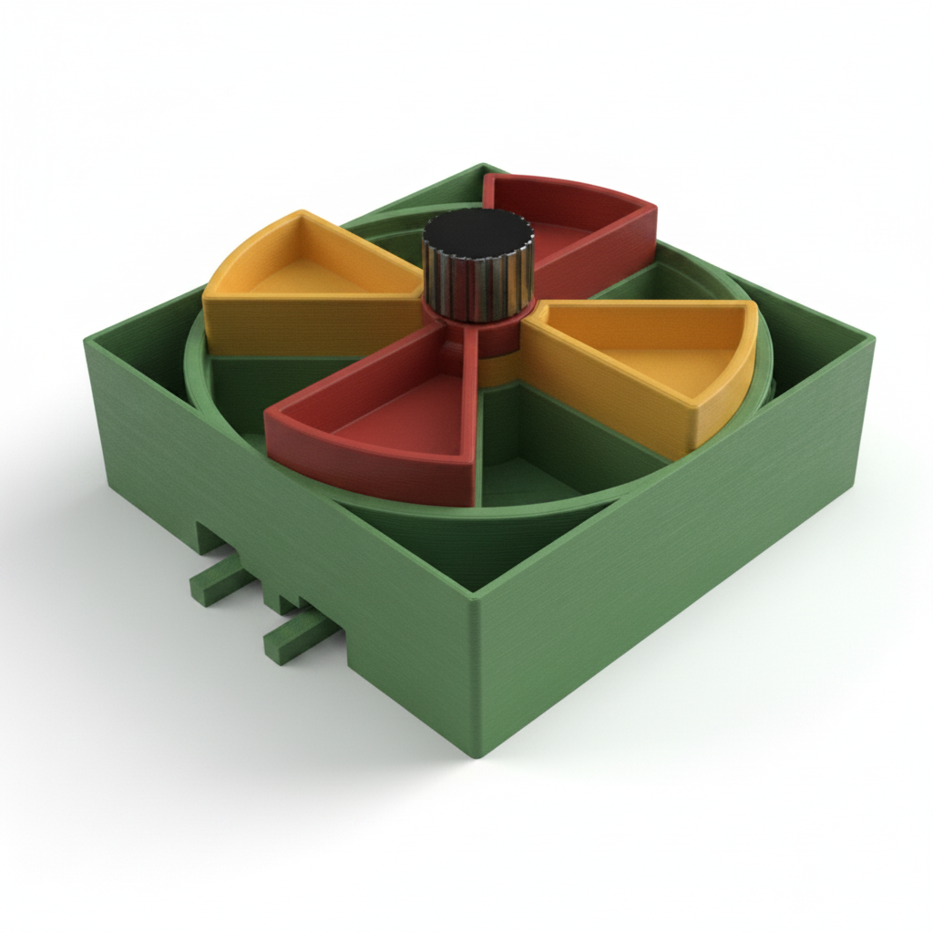 Multi-Layer Puzzle Feeder Module | Interactive Pet Enrichment
