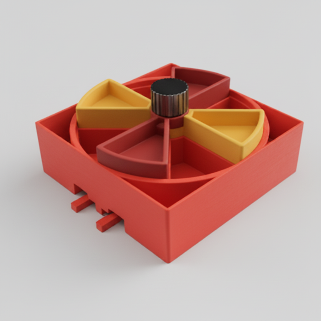 Multi-Layer Puzzle Feeder Module | Interactive Pet Enrichment