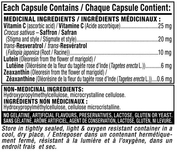 Saffron 2020-PRO | Persavita™ | 90 Vegetarian Capsules