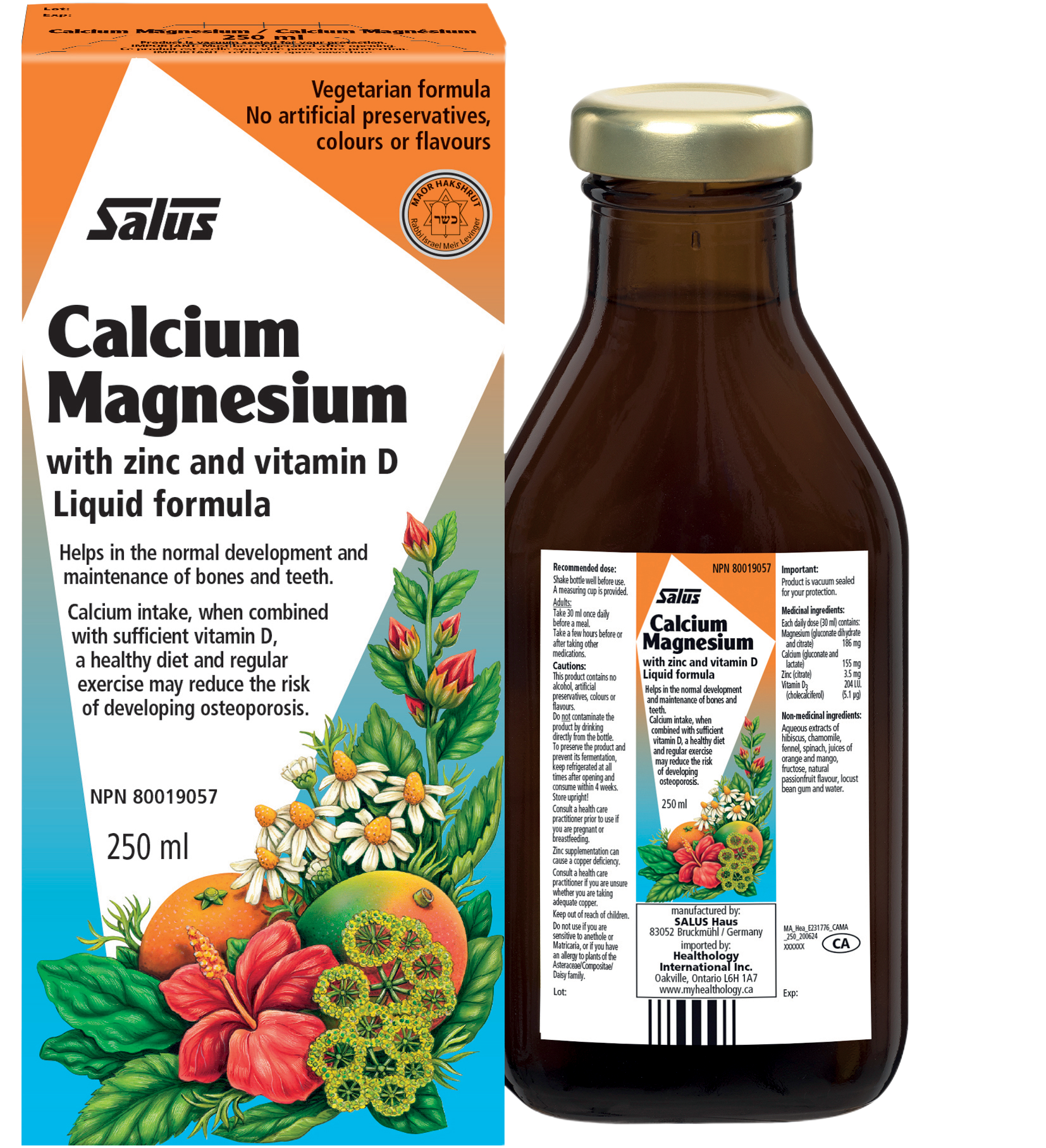 Calcium-Magnesium | Salus | 250 mL or 500 mL