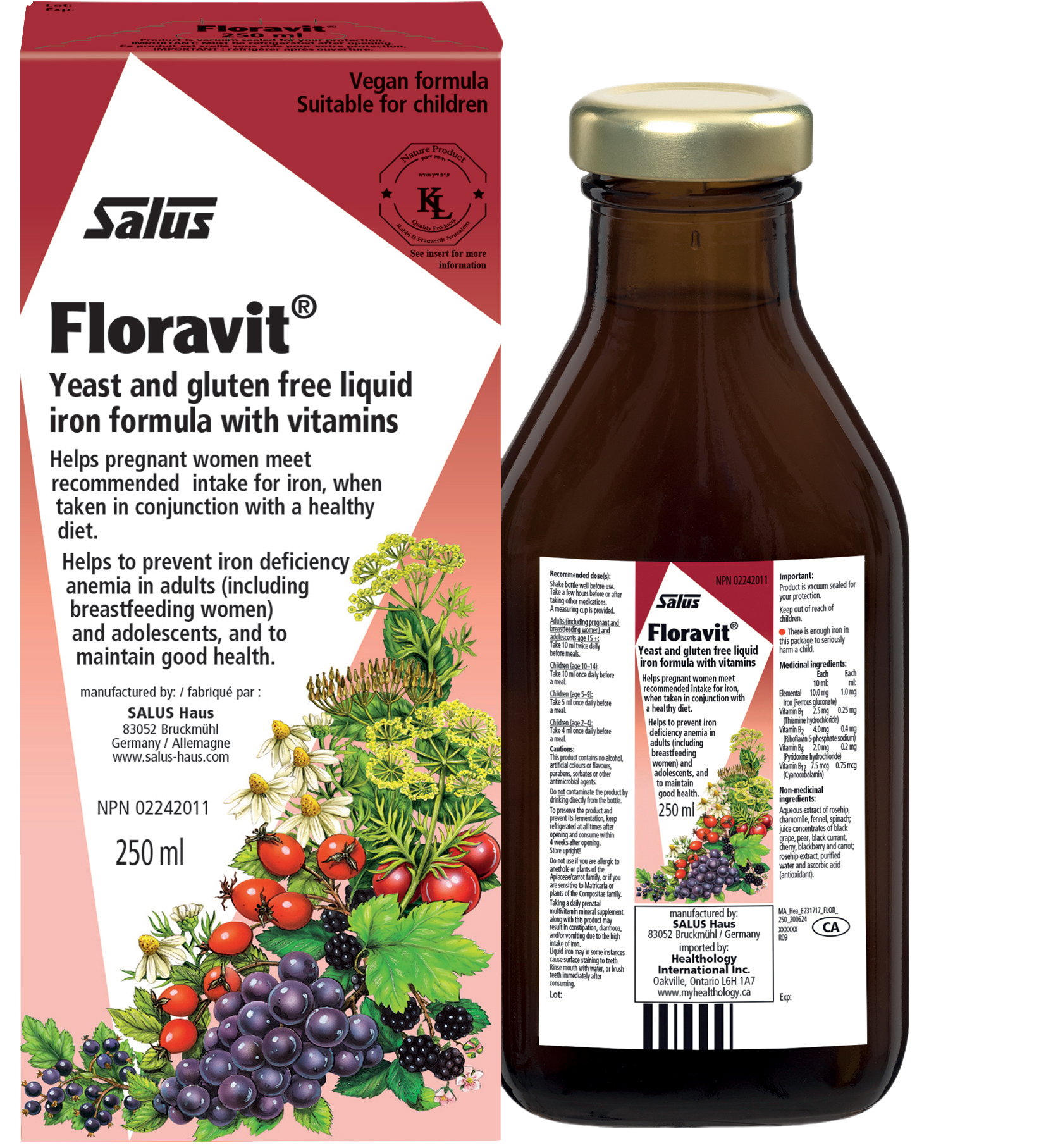 Floravit Liquid Iron | Salus | Various Sizes