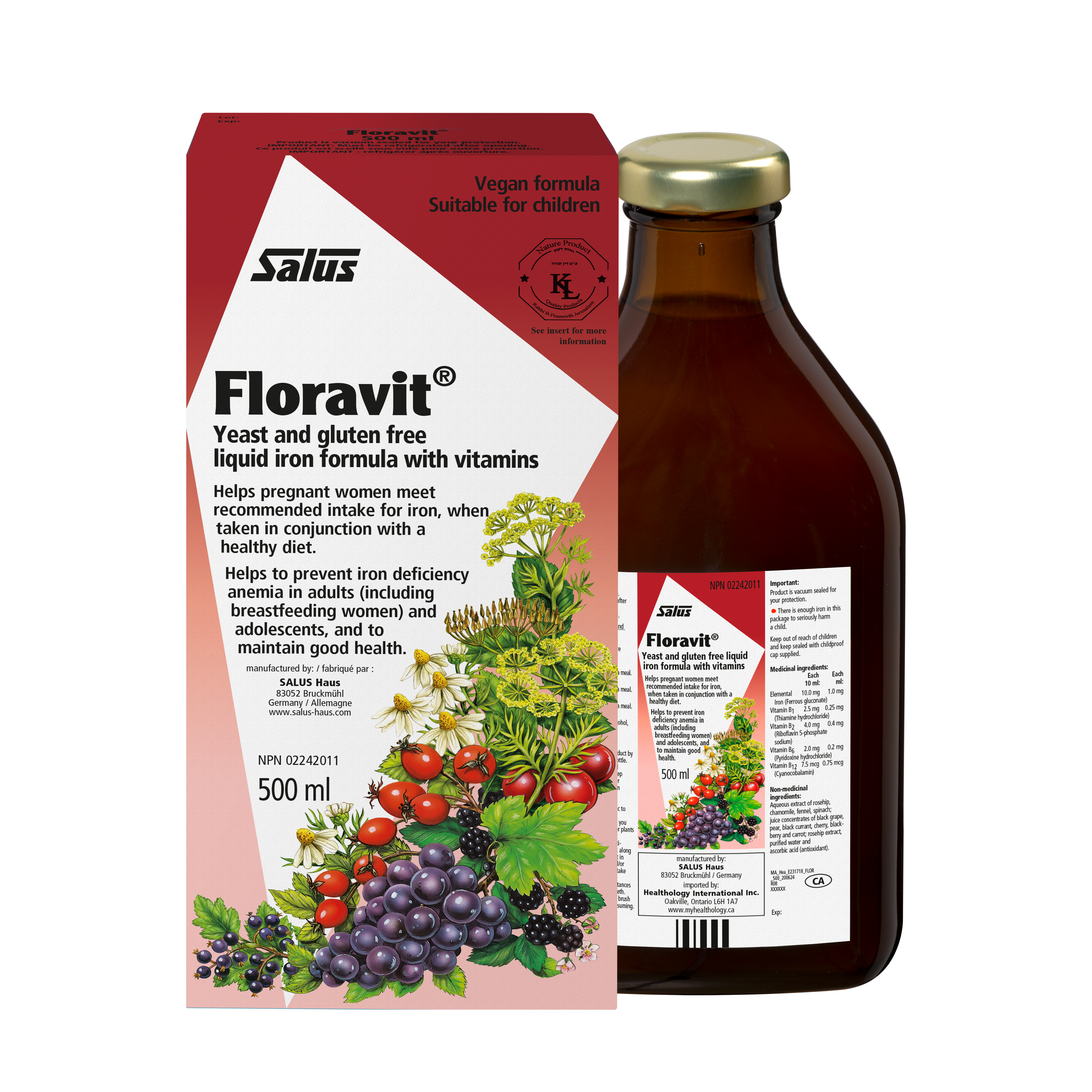 Floravit Liquid Iron | Salus | Various Sizes