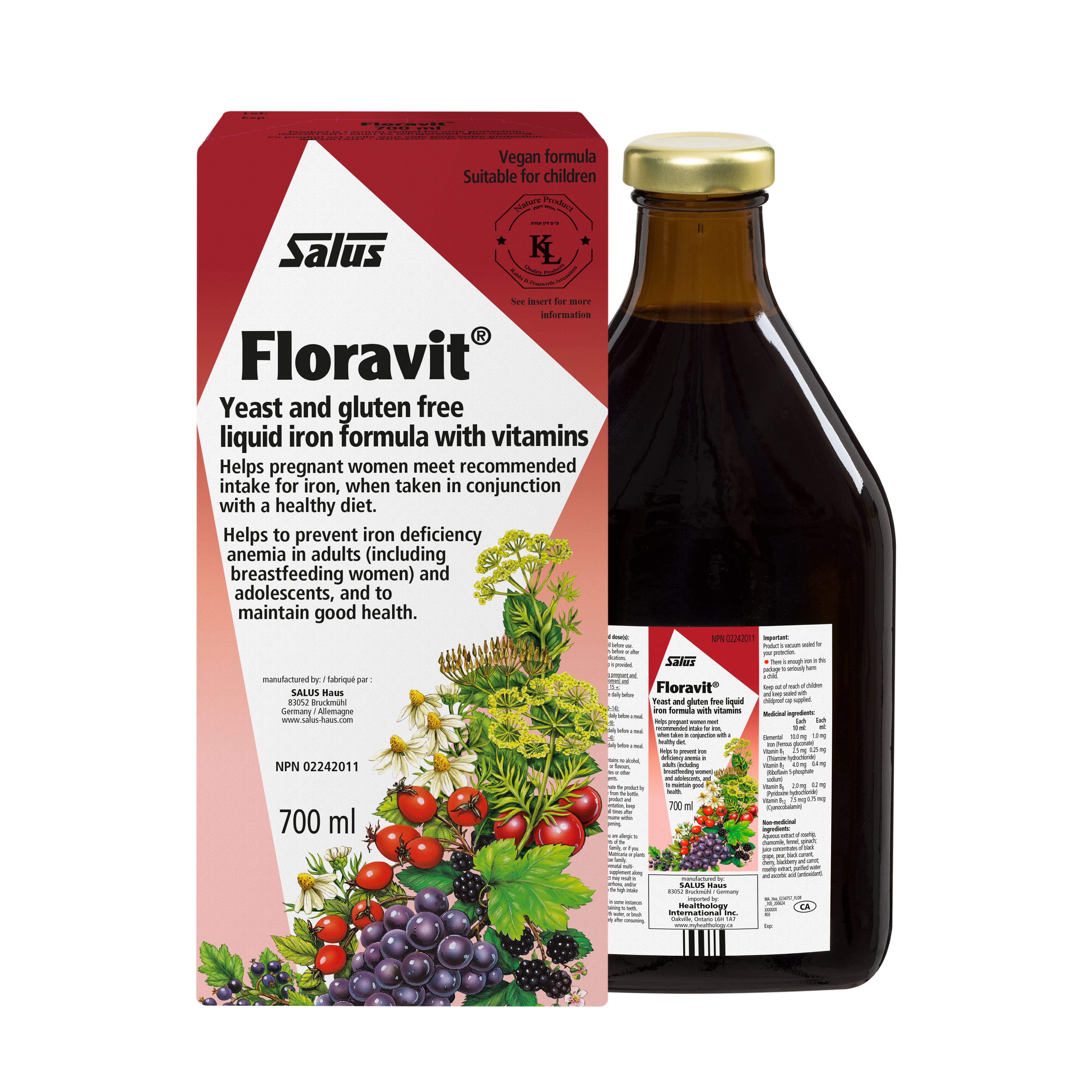 Floravit Liquid Iron | Salus | Various Sizes