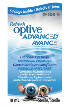 Lubricant Eye Drops|Refresh Optive Advanced|10ml