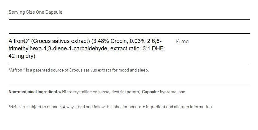Saffron 2.0 | AOR™ | 60 Capsules