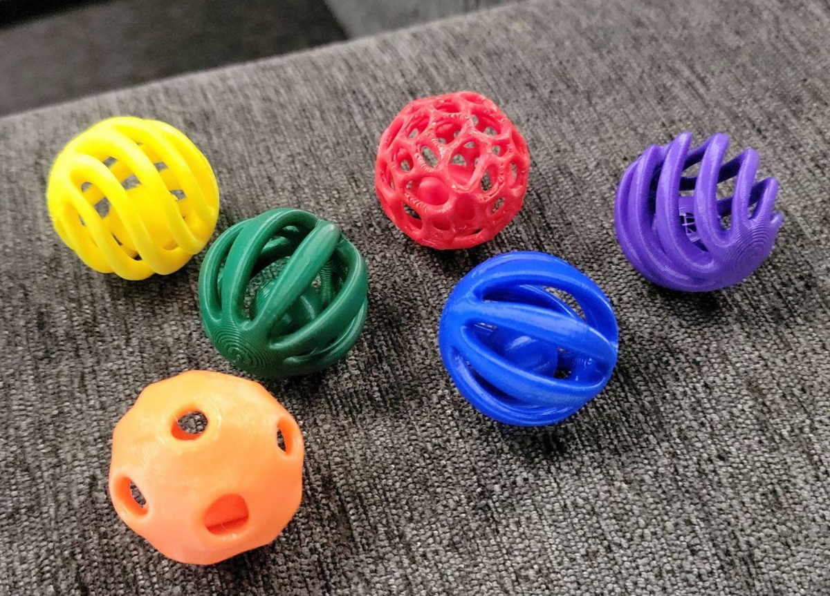 Ball-in-Ball Interactive Toy for Cats & Small Dogs