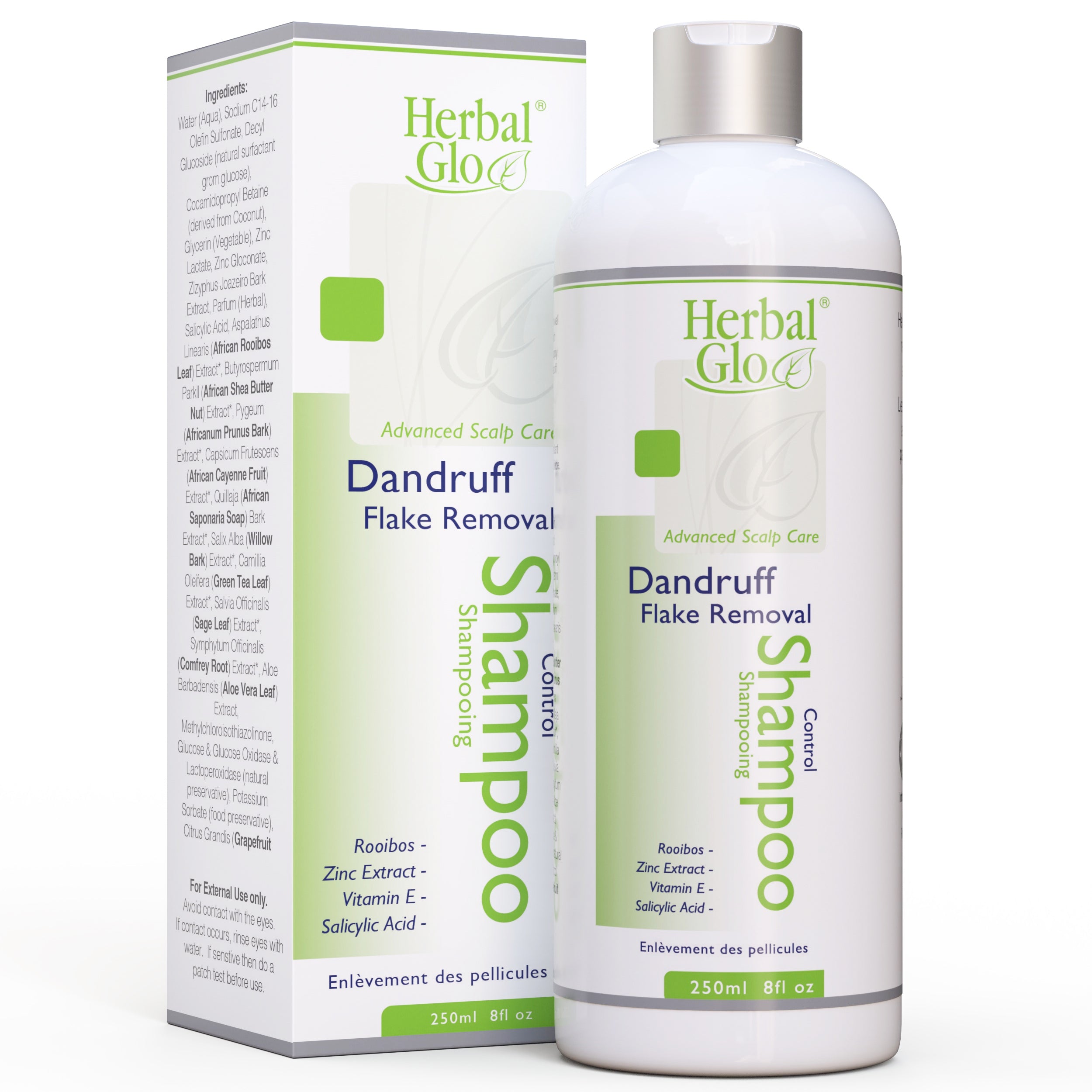 Dandruff Flake Removal Control Shampoo | Herbal Glo® | 250 mL
