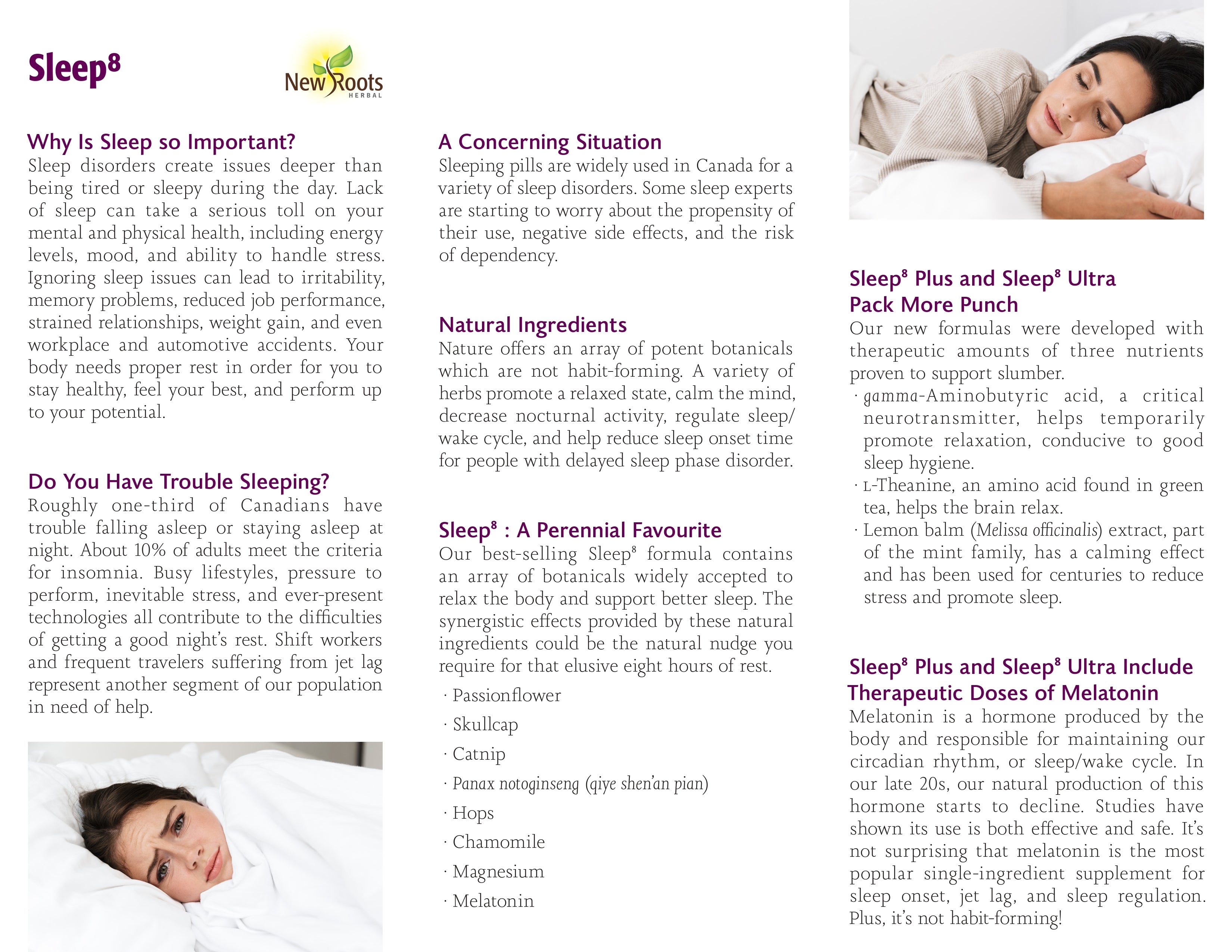 Sleep⁸ Ultra | New Roots HERBAL® | 60 Capsules