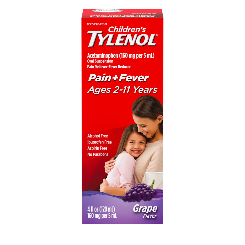 Children's Oral Suspension | TYLENOL® | 100 mL (different flavours)